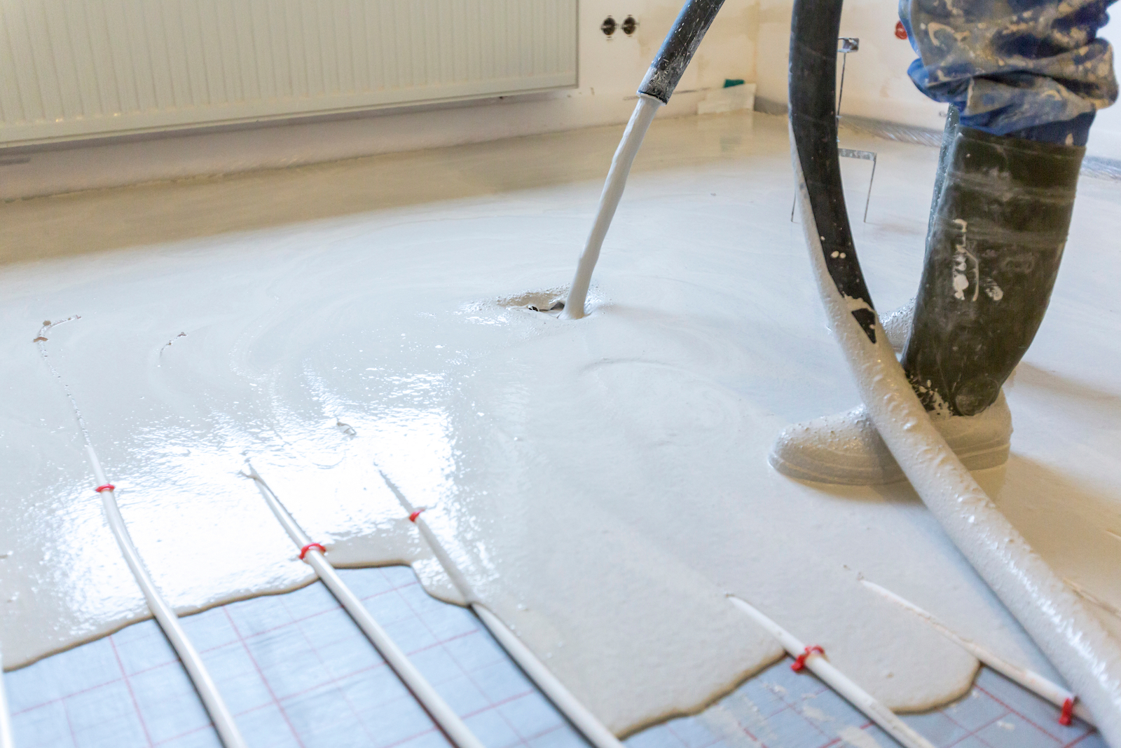 anhydrietchape vloerverwarming